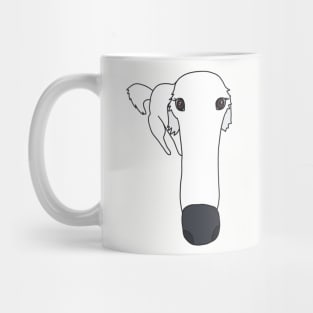 Tiktok Borzoi long nose dog without text Mug